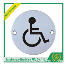 BTB SSP-004SS Stainless Steel Warning Man And Woman Sign Plate